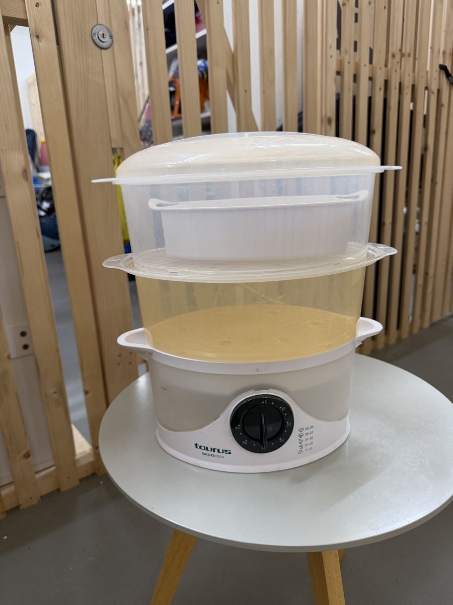 Taurus Elettrodomestici da cucina: Taurus SaluteCook Dampfgarer, 2 Etagen, 6L – Usato da Basel venduto da rqmon 1