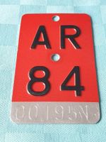 Velonummer AR 84