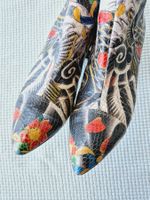 LOULOUX SCHUHE BRAZIL ECHT LEDER 36 STIEFEL BOOTS UNIKAT TOP