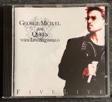 GEORGE MICHAEL AND QUEEN – WITH LISA STANSFIELD CD Five Live