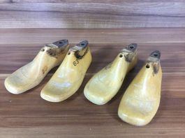 Gebrauchte Kinderschuh Leisten aus Holz für Deko