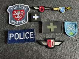 Konvolut diverse Patches Polizei