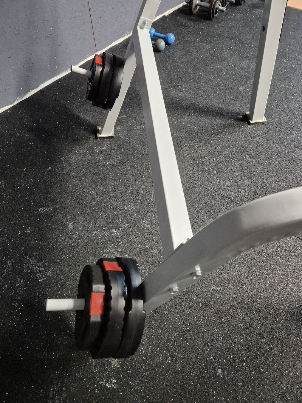 Hometrainer: Squat Rack Hantelablage – Usato da Sursee venduto da wmbcar 2