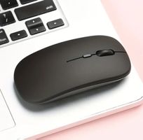 Schicke kabellose Maus, ergonomisch, schwarz