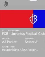 Haupttribühne TICKET FCB- Juventus- Basel 18.07.