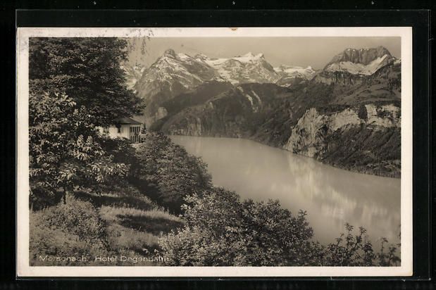 Cartoline postali: AK Morschach, Hotel Degenbalm – Usato da Berlin venduto da bartko-reher
