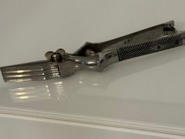 Vintage Spargelzange, Masticateur Nahrungszerkleinerer ANTIK