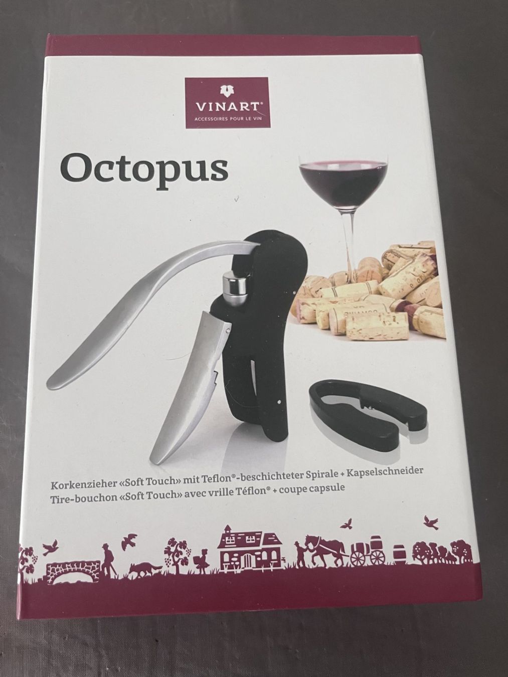Apribottiglie & Tappi per chiusura: Tire-bouchon Vinart Octopus – Nuovo (secondo la descrizione) da Carouge GE venduto da Came1e0n