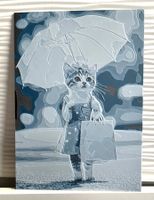 Foto, Geburtagskarte etc. Kätzchen als 3D Print 23x16.3cm