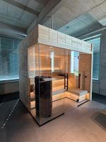 Auroom ELECTA Innensauna mit Infrarot – Ausstellung creaSPA