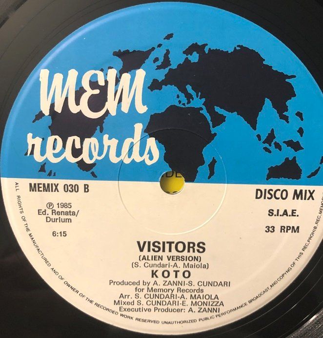 Dischi in vinile: Koto - Visitors (12'' Maxi-Single) – Usato da Grüningen venduto da azulvinyl 3