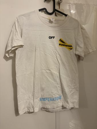 T-Shirt Off-White weiss Grösse S guter Zustand