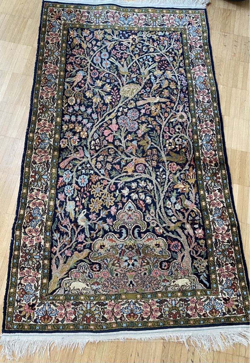 Teppiche: Handgeknüpfter Orientteppich mit Seide 🌸 – Gebraucht aus Opfikon von Luis144