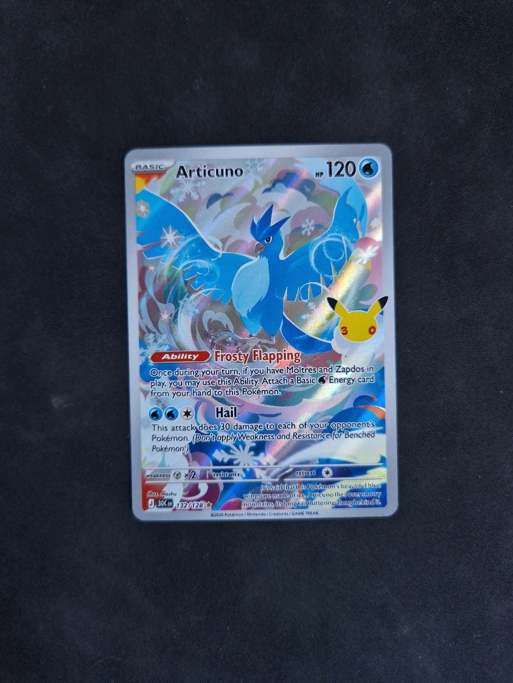 Pokémon Carte collezionabili: Articuno AR pokemon 30th – Nuovo (secondo la descrizione) da Giubiasco venduto da MrGru1992