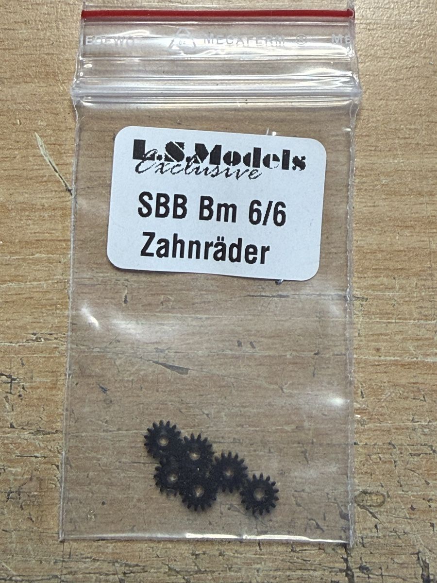 LS Models Modellini di ferrovie: Roues dentées Bm 6/6 LS models  – Nuovo e nell'imballaggio originale da Vallorbe venduto da Biloute73