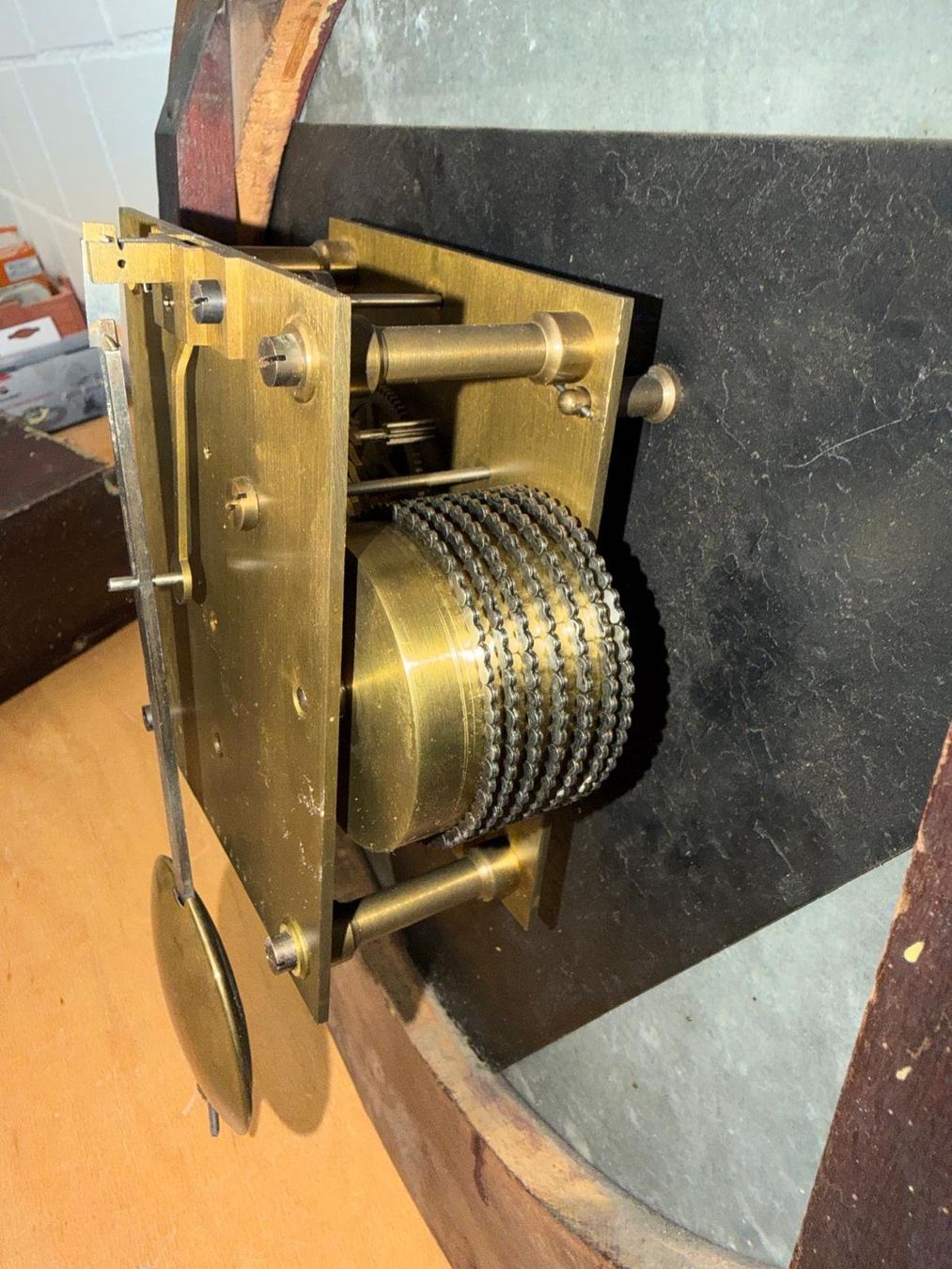 Uhren: Antike Post Office Clock, Wanduhr – Gebraucht aus Felben-Wellhausen von Salabjanga 4
