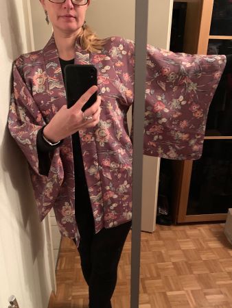 Haori Jacke Kimono Seide