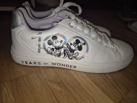 Weisse Sneaker Gr. 39, Disney, 100 Jahre