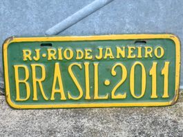 BRAZIL 2011 RIO DE JANEIRO souvenir NUMMERNSCHILD