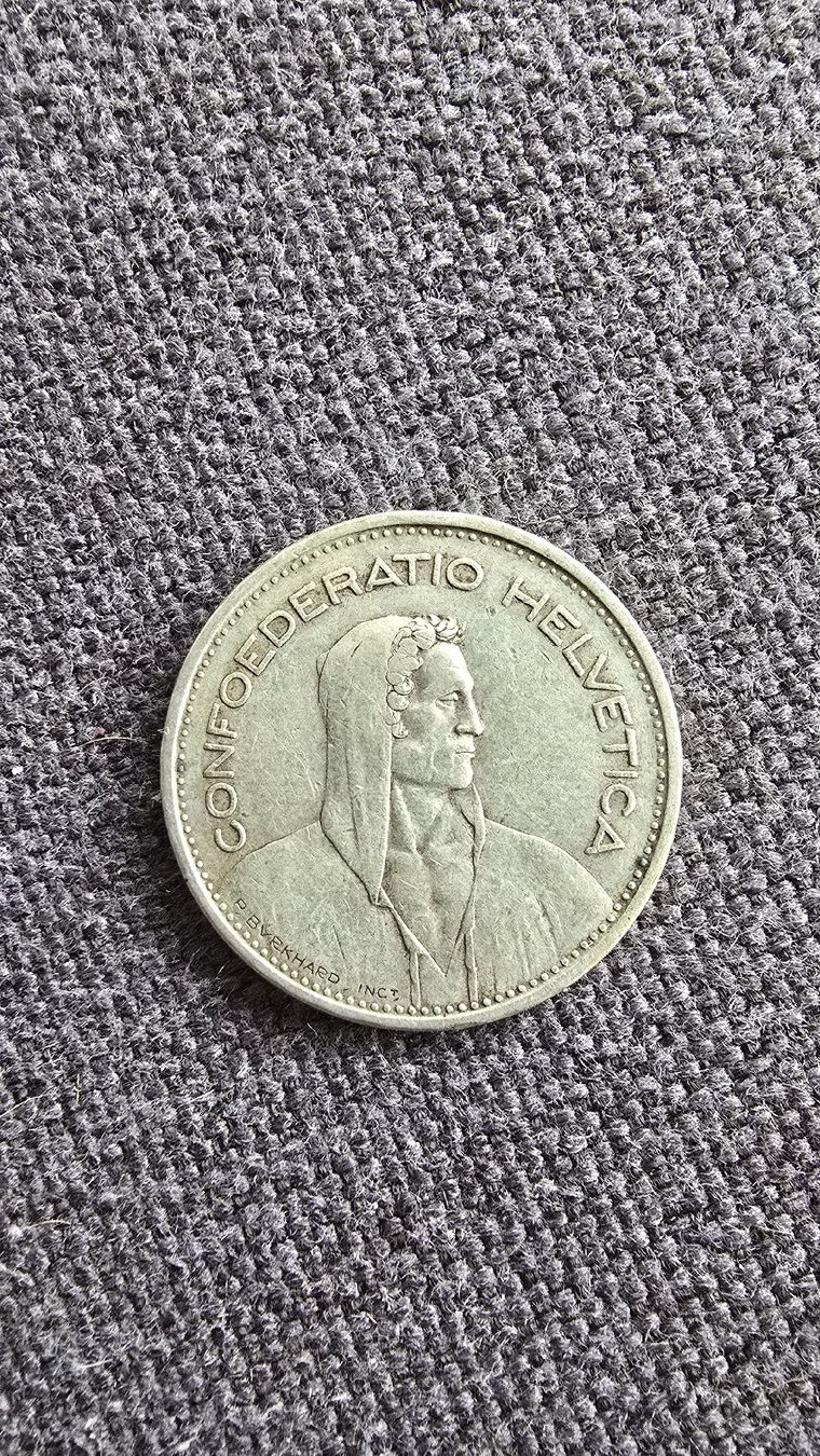 Tutti le monete: sehr alter Fünfliber 1932 – Usato da Triesen venduto da Vanlie