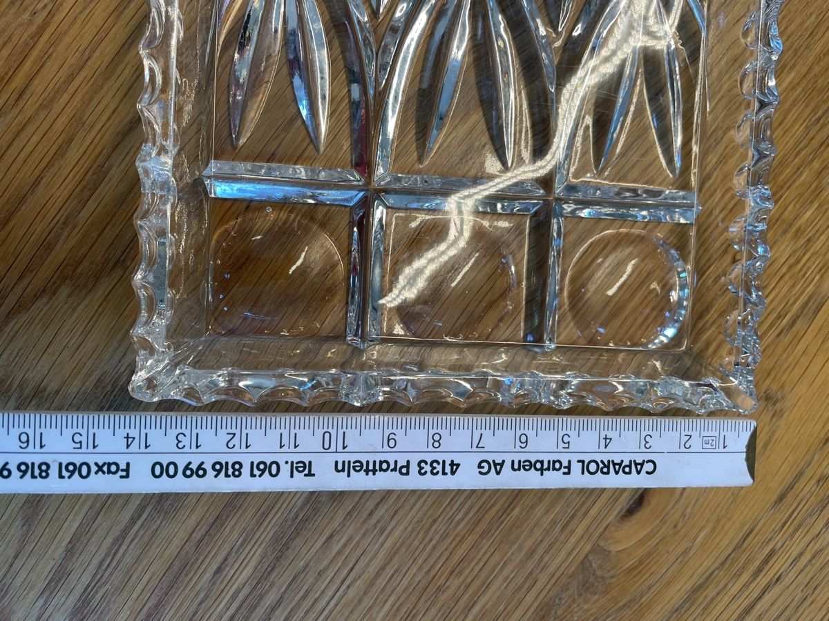 Servierplatten: Kuchenplatte Bleikristall – Gebraucht aus Niederbüren von poschti 2