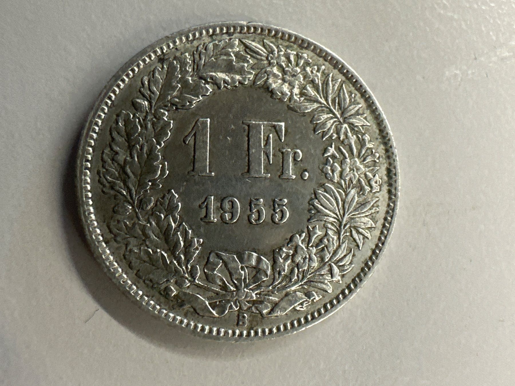 Toutes les monnaies: 1 Fr. Silber Schweiz 1955 ss – D'occasion à Herisau par herau