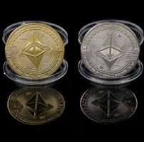 Ethereum Sammelmünzen Set Gold und Silber in Kapseln neu