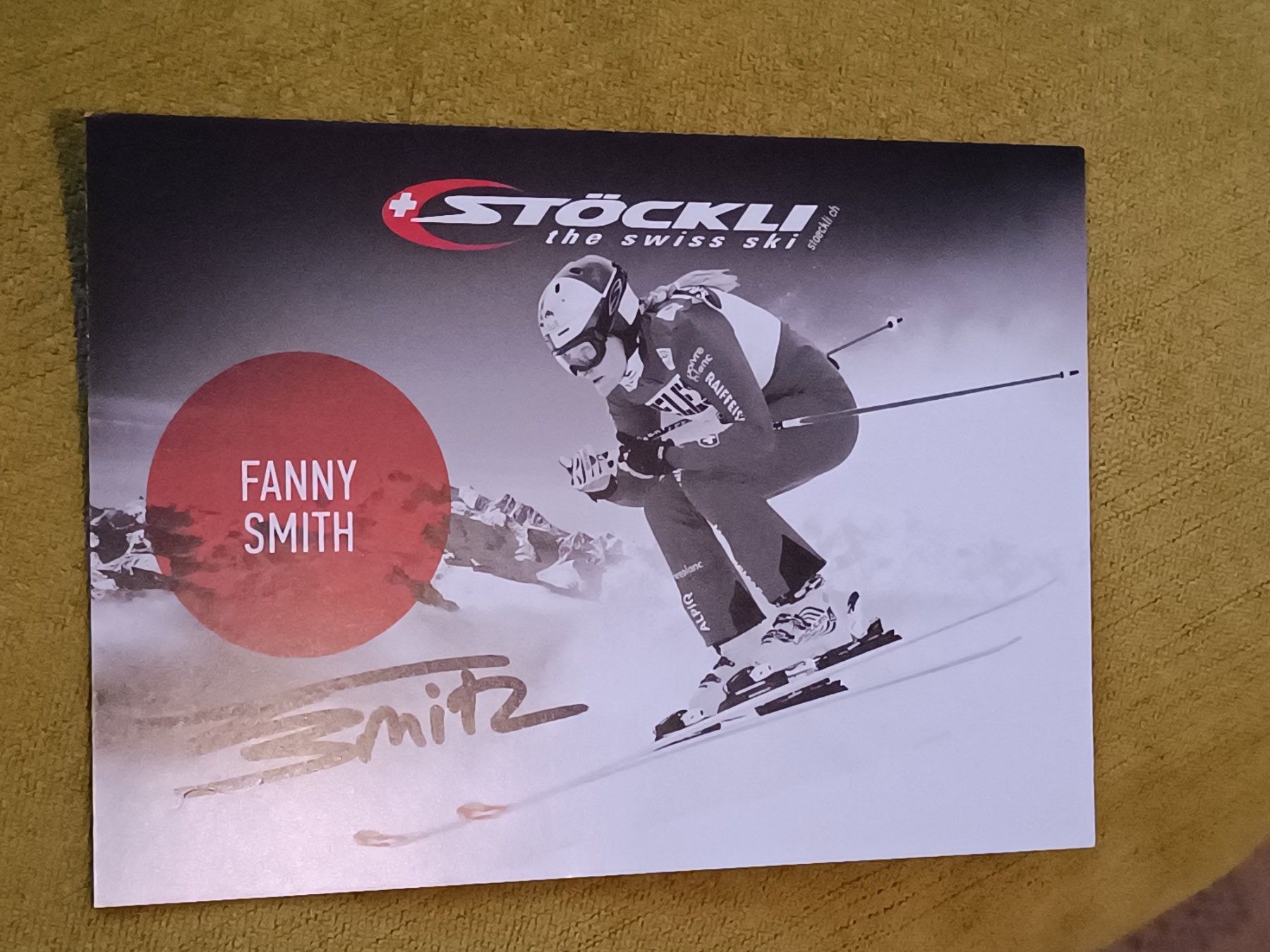 Autogramme: Fanny Smith - handsigniert – Gebraucht aus Menziken von Autogramme