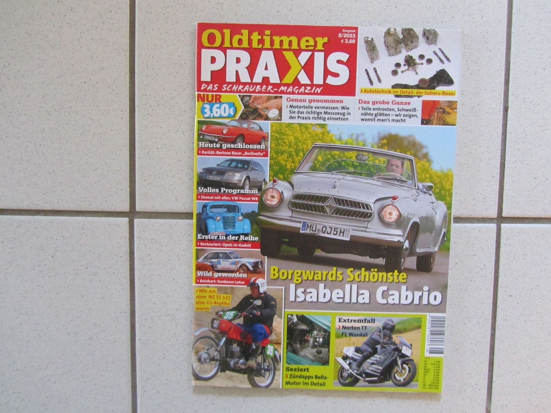 Zeitschriften & Magazine: Oldtimer Praxis, das Schrauber-Magazin, August 2023 – Gebraucht aus Weiningen ZH von dietsch57