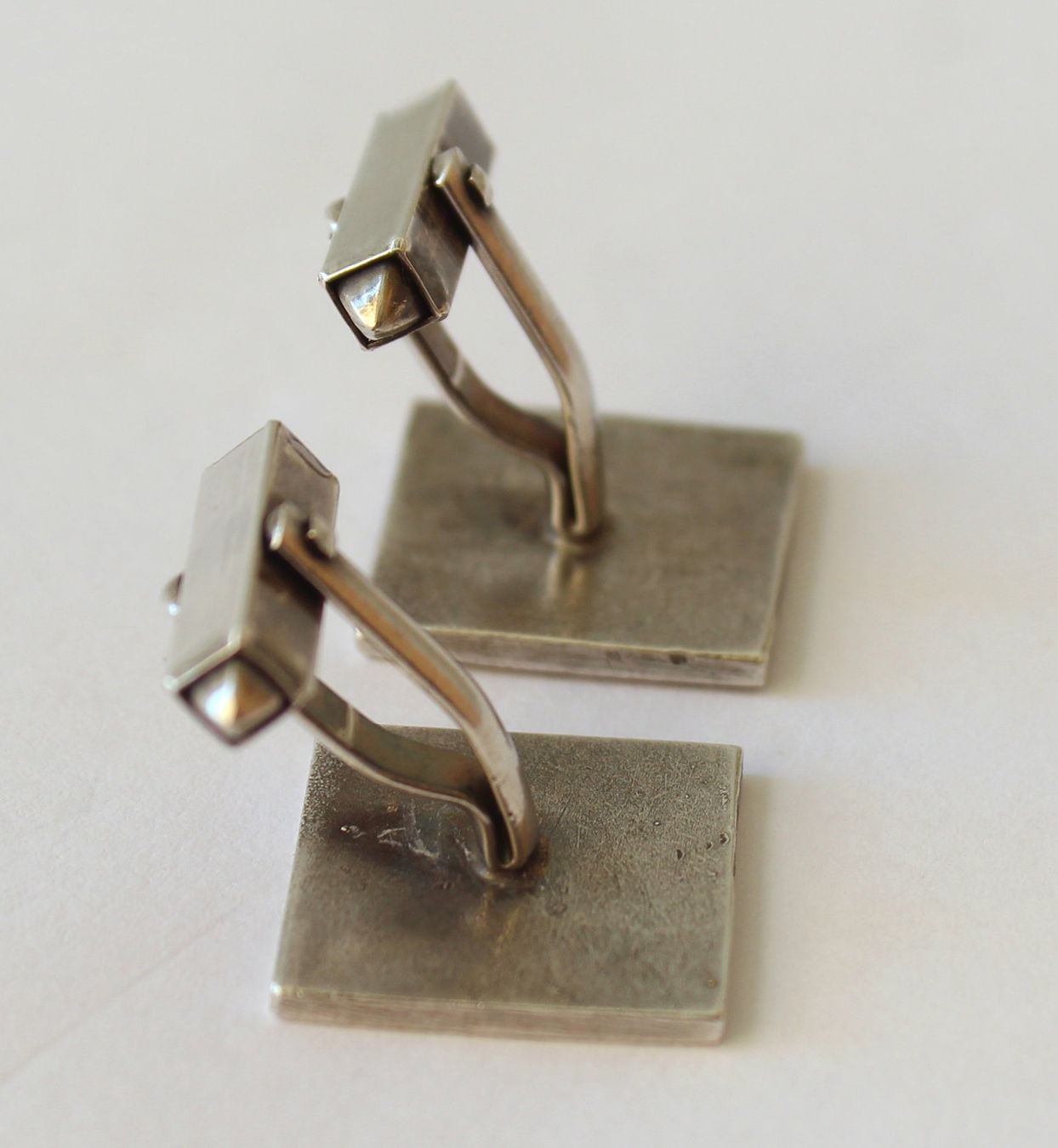 Gemelli: Vintage Paar Manschettenknöpfe Silber 800 – Usato da Zürich venduto da Auctionata 2