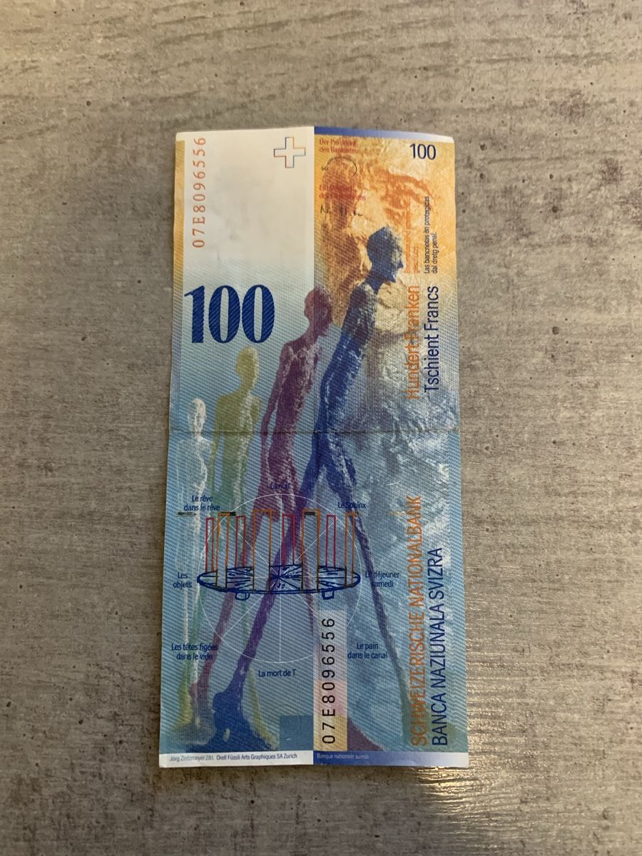 Billets de banque: 100 Franken Banknote – D'occasion à St.Gallen par pediro 1
