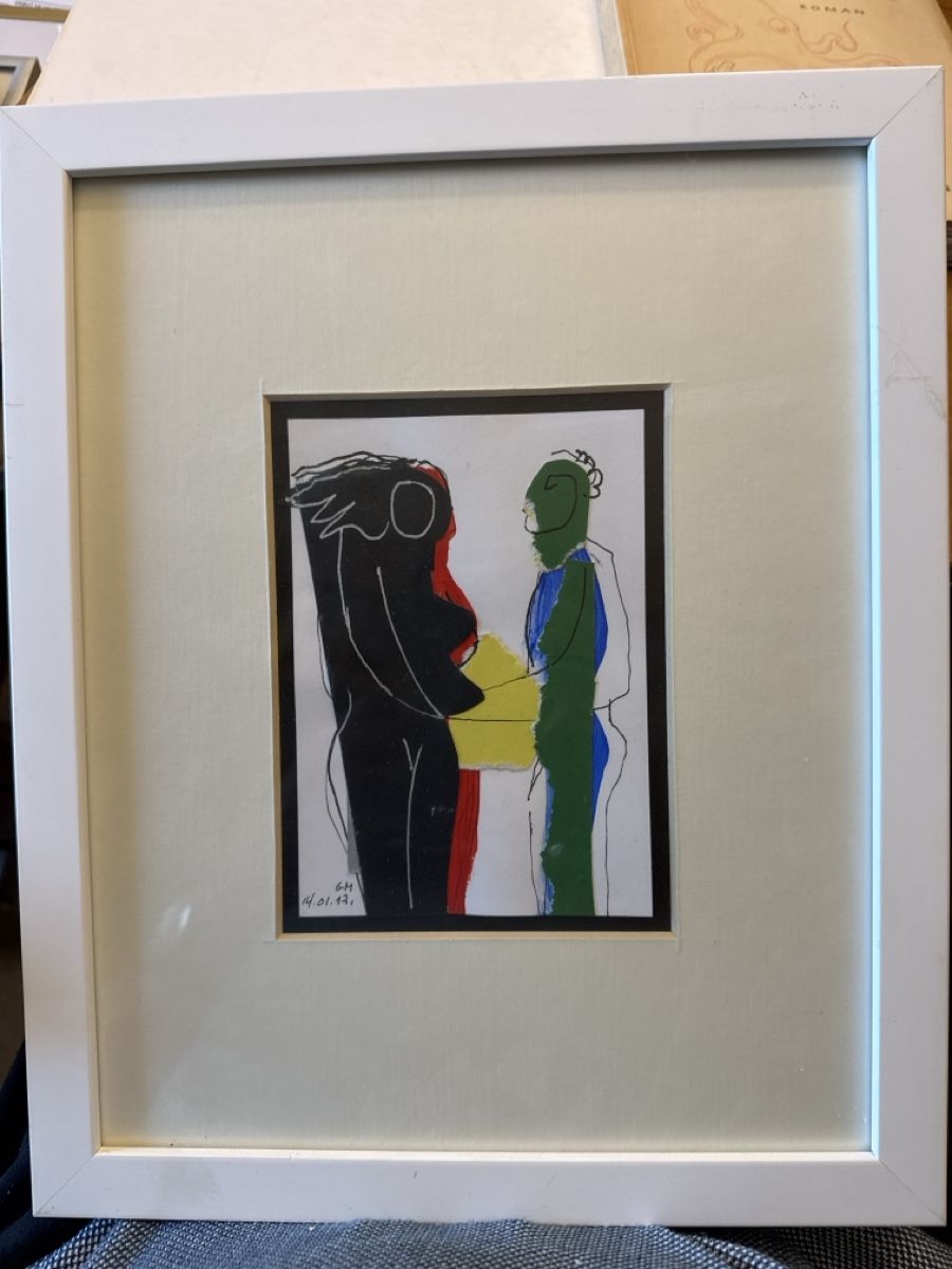 MAZLIAH Gilbert (1942) huile signée et datée GM 2017 (Gebraucht) in ...