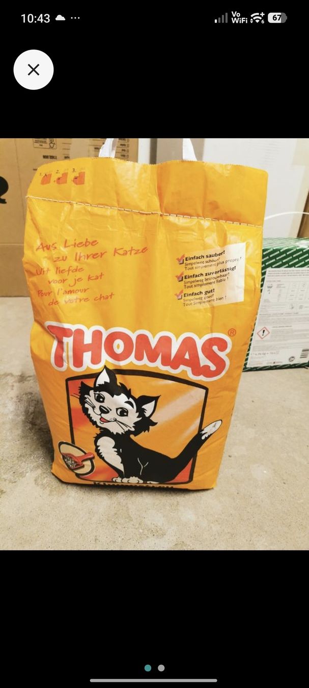WC: Katzenkiste Streu 2 Pack  – Nuovo e nell'imballaggio originale da Schindellegi venduto da R.Temperli
