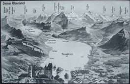 Thun THUNERSEE Panorama - Verlag Brienz Nr. 337