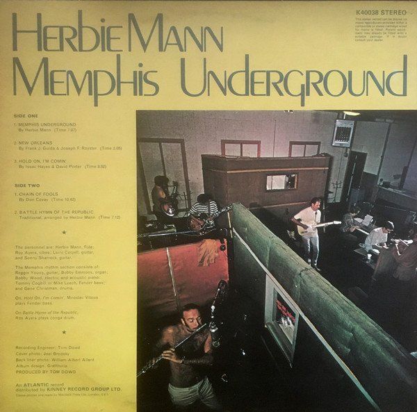 Dischi in vinile: Mann Herbie: Memphis Underground LP – Nuovo (secondo la descrizione) da Steinhausen venduto da Vilivinili 1