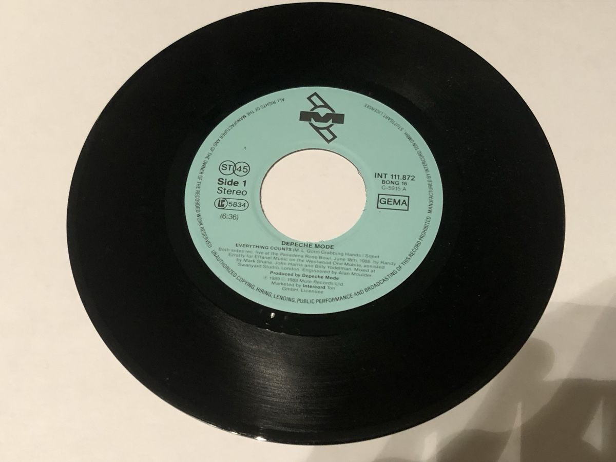 Schallplatten: Depeche Mode. 1989. Everything Counts – Gebraucht aus Faulensee von Mizuno06 3