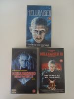 Hellraiser English Movie Lot 3 VHS used