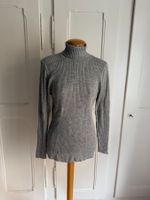 UNIQLO - Rollkragenpullover hellgrau gerippt L