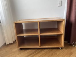 Vintage-Sideboard / Hi-Fi TV Sideboard aus Massivholz