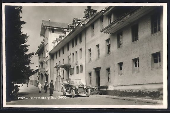 Cartoline postali: Schwefelberg, Schwefelberg-Bad, Strassen – Usato da Berlin venduto da bartko-reher