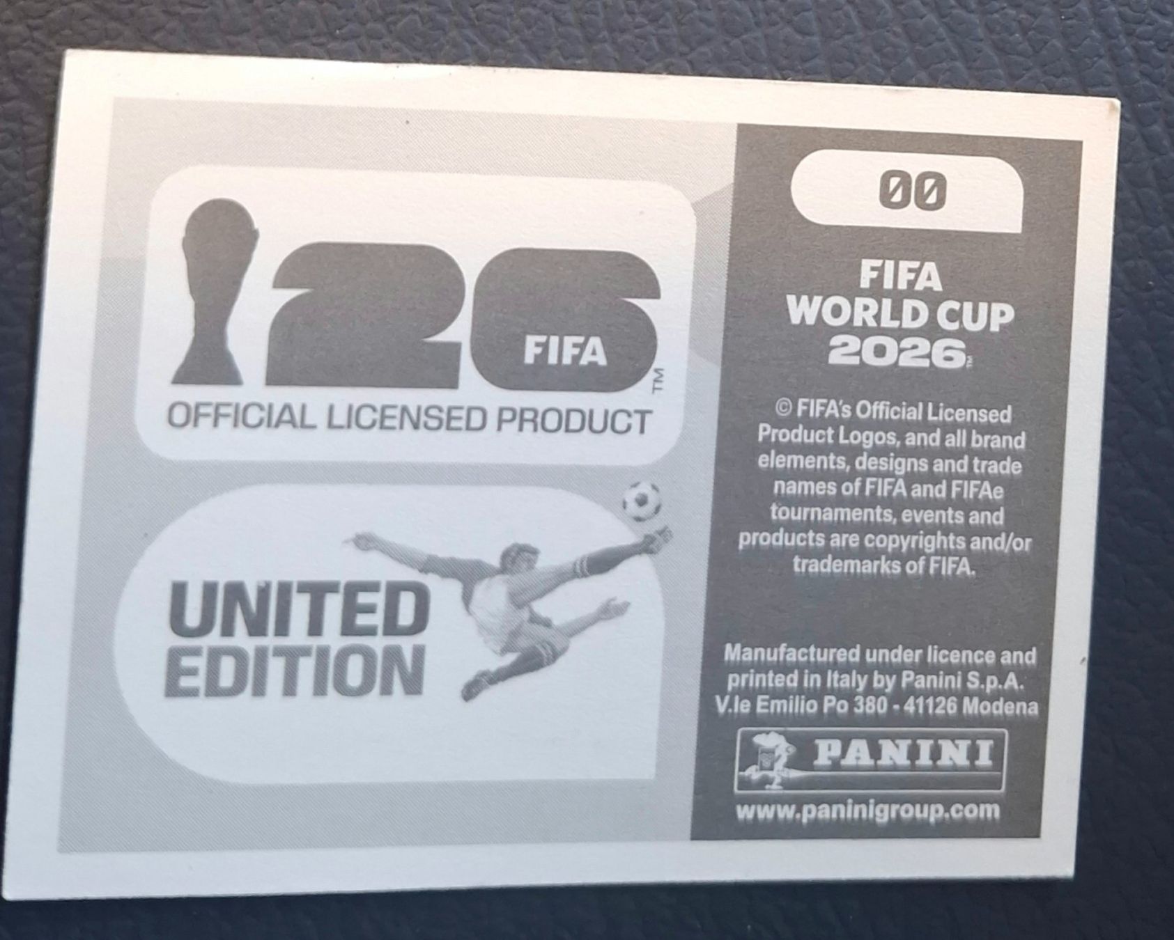 Panini Carte collezionabili: WM 2026 Paninibild Nr. 00 – Nuovo e nell'imballaggio originale da Rotkreuz venduto da keerthdi 1