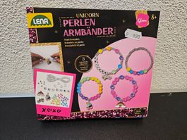 Neu - Lena - Bastelbox Unicorn Perlen Armbänder