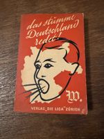 Buch Das stumme Deutschland redet Verlag Die Liga Zürich