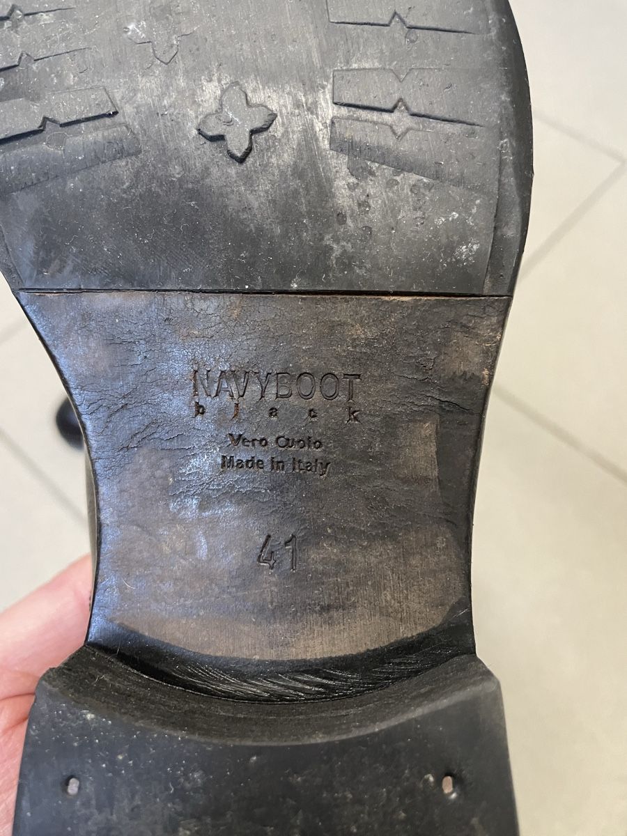 Navyboot Scarpe da uomo: Navyboot Schuhe, Full Brogue, schwarz, Gr. 41 – Usato da Zürich venduto da knipso 2