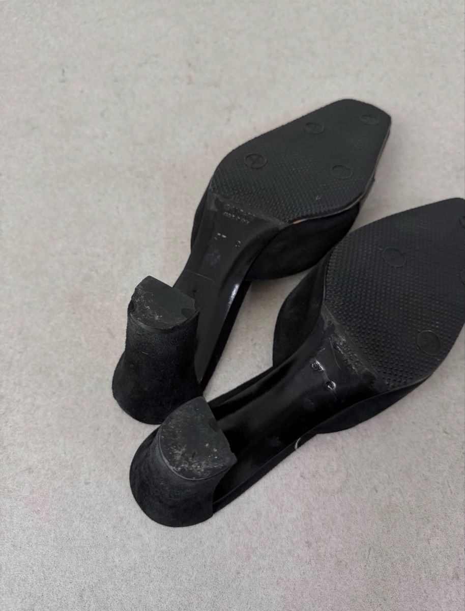 Gucci Damenschuhe: Gucci 2000s Suede Leather Mules – Gebraucht aus Zürich von redcoatcuntmovie 6