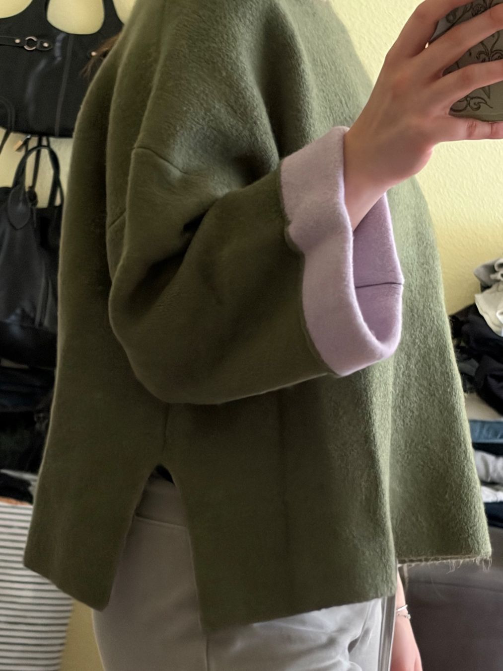 Zara Pullover & Sweatshirts: Grüner Pullover ZARA – Gebraucht aus Basel von pau_w9yw 2