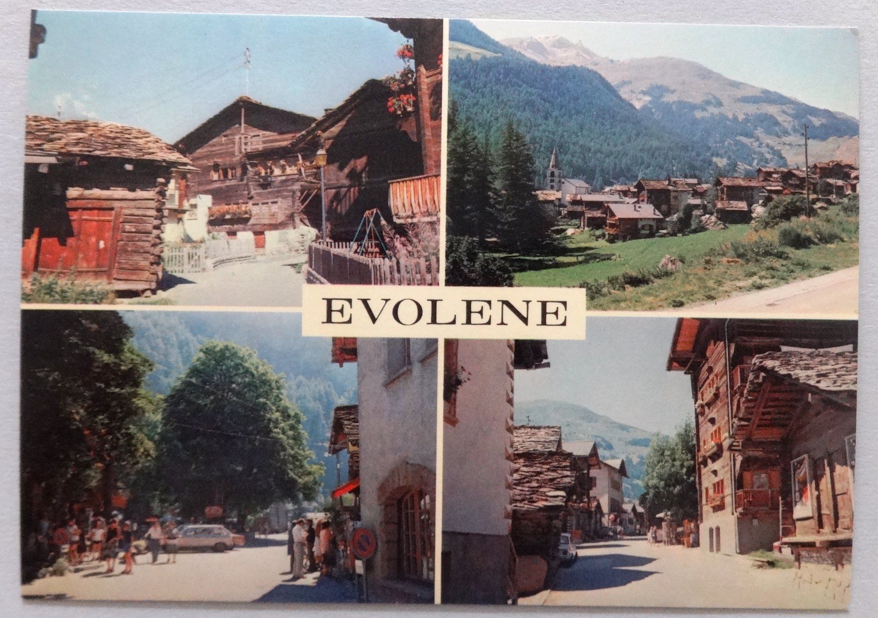 Cartoline postali: Evolène, alt. 1371 m – Usato da Fétigny venduto da Billy2miny