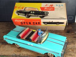 Blechspielzeugdauto Shanghai Open Car ((Rare Find))