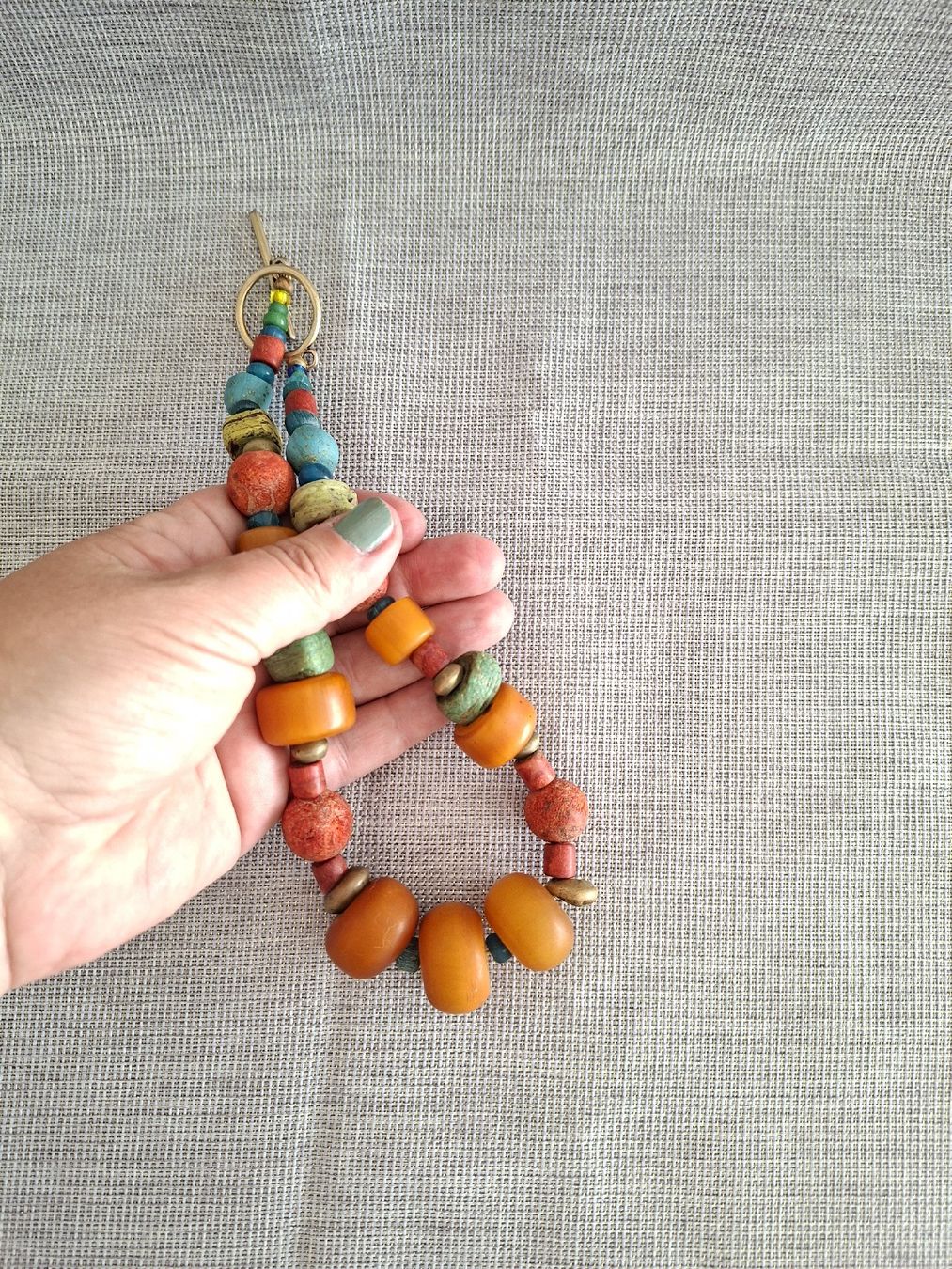 Colliers: Collier bohème multicolore à grosses perles – Neuf (Voir description) à Lutry par Sim_Sta 5