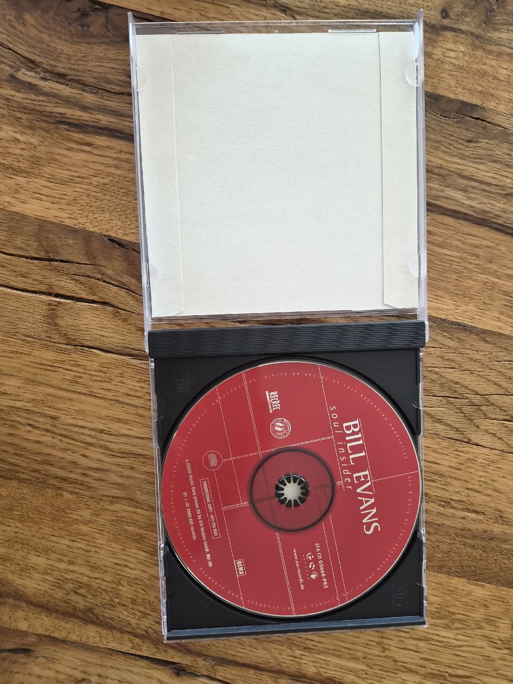 CDs: BILL EVANS SOUL INSIDER – Gebraucht aus Zofingen von Tinpan 1